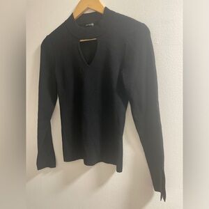 Minnie Rose Black Turtleneck Sweater